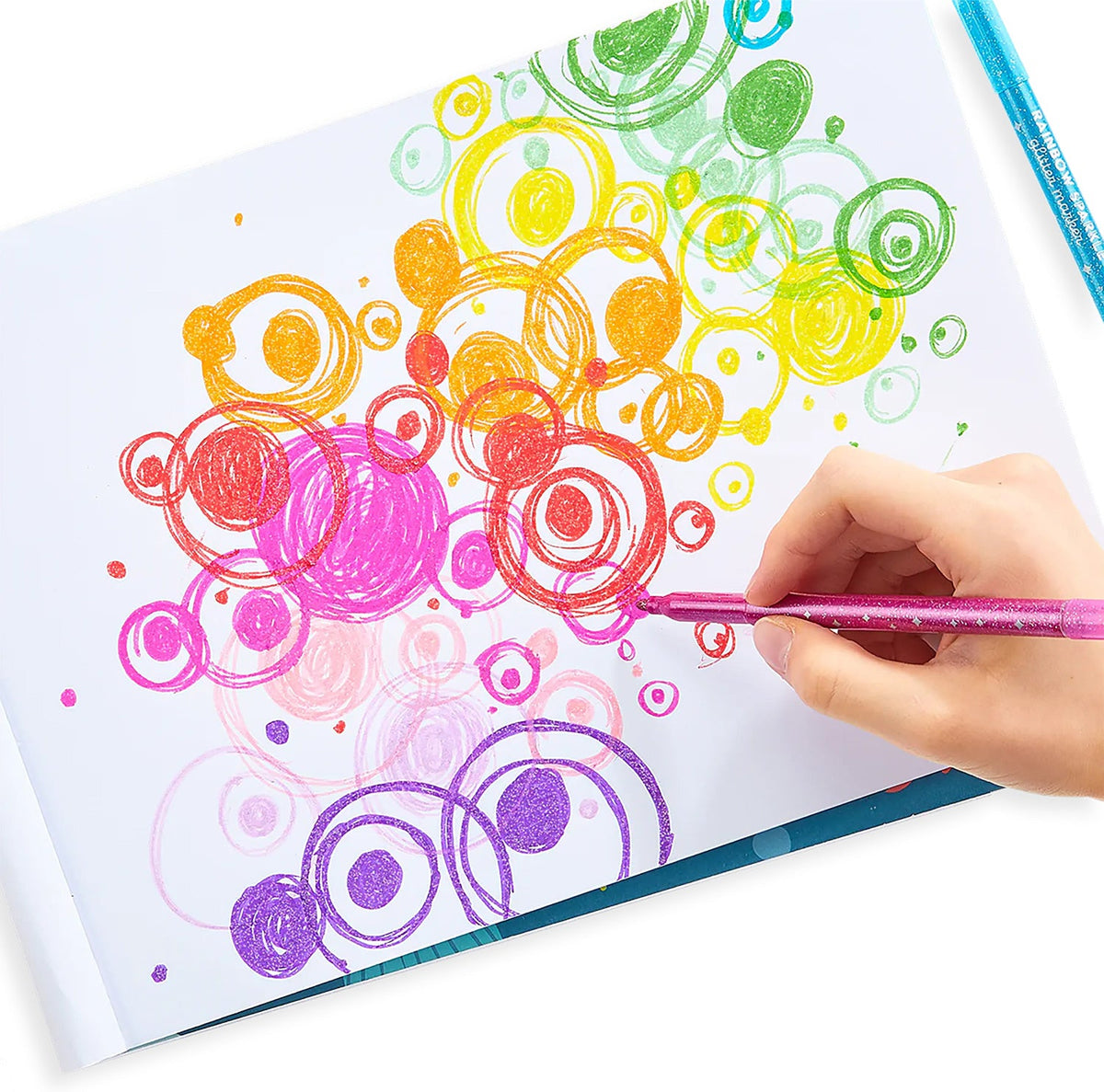 OOLY Rainbow Sparkle Glitter Markers