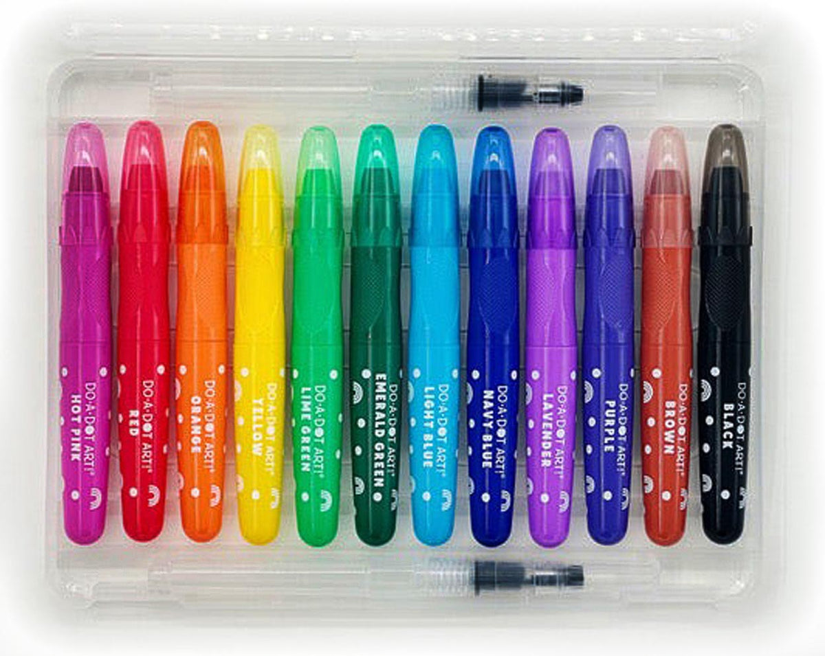 Rainbow Bright Watercolor Crayons - 12 colors