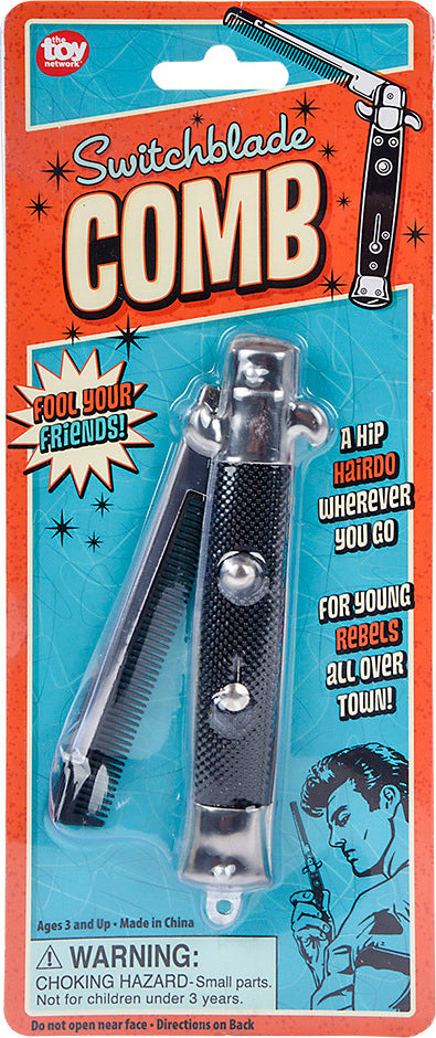 Switch Blade Comb Blister Card