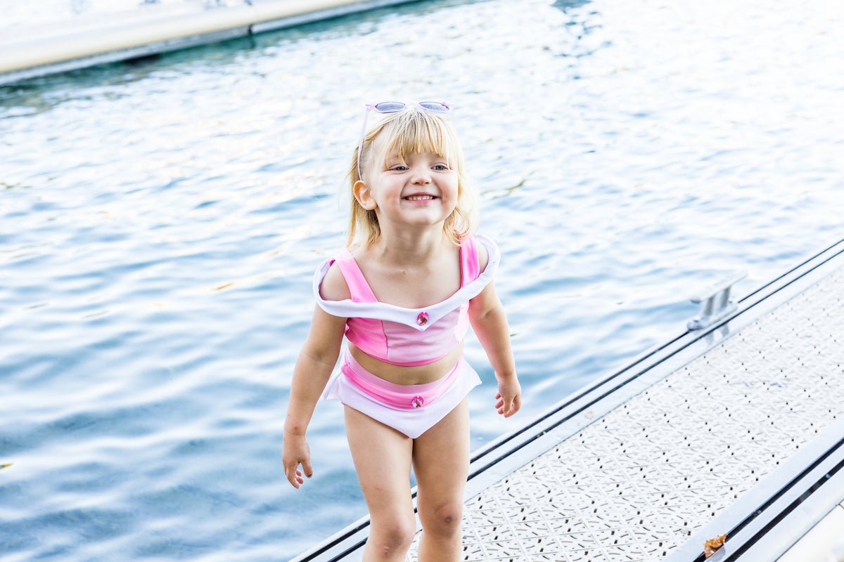 Sleeping Cutie Swim Suit, Two-Piece (Size 3-4)