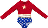 Wonder Girl Swimsuit (Size 3-4)