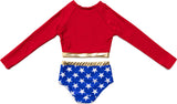 Wonder Girl Swimsuit (Size 3-4)