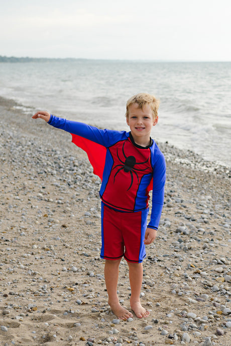 Super Spider Swimsuit (Size 5-6)