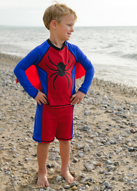 Super Spider Swimsuit (Size 5-6)