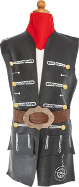 Skully Pirate Vest, Belt & Scarf (Size 5-6)