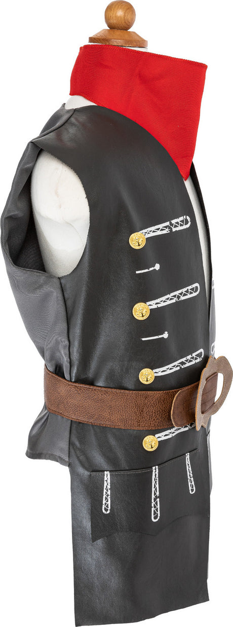 Skully Pirate Vest, Belt & Scarf (Size 5-6)