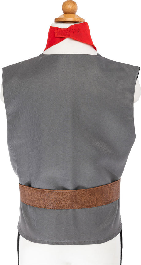Skully Pirate Vest, Belt & Scarf (Size 5-6)