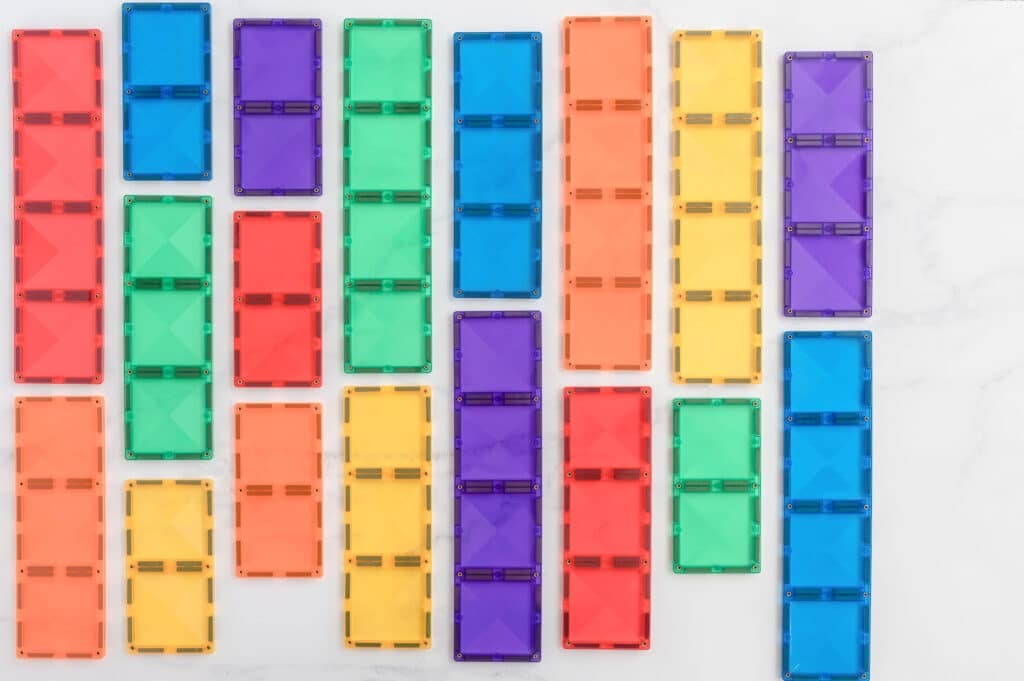 Connetix Rainbow Rectangle Pack (18 pc)