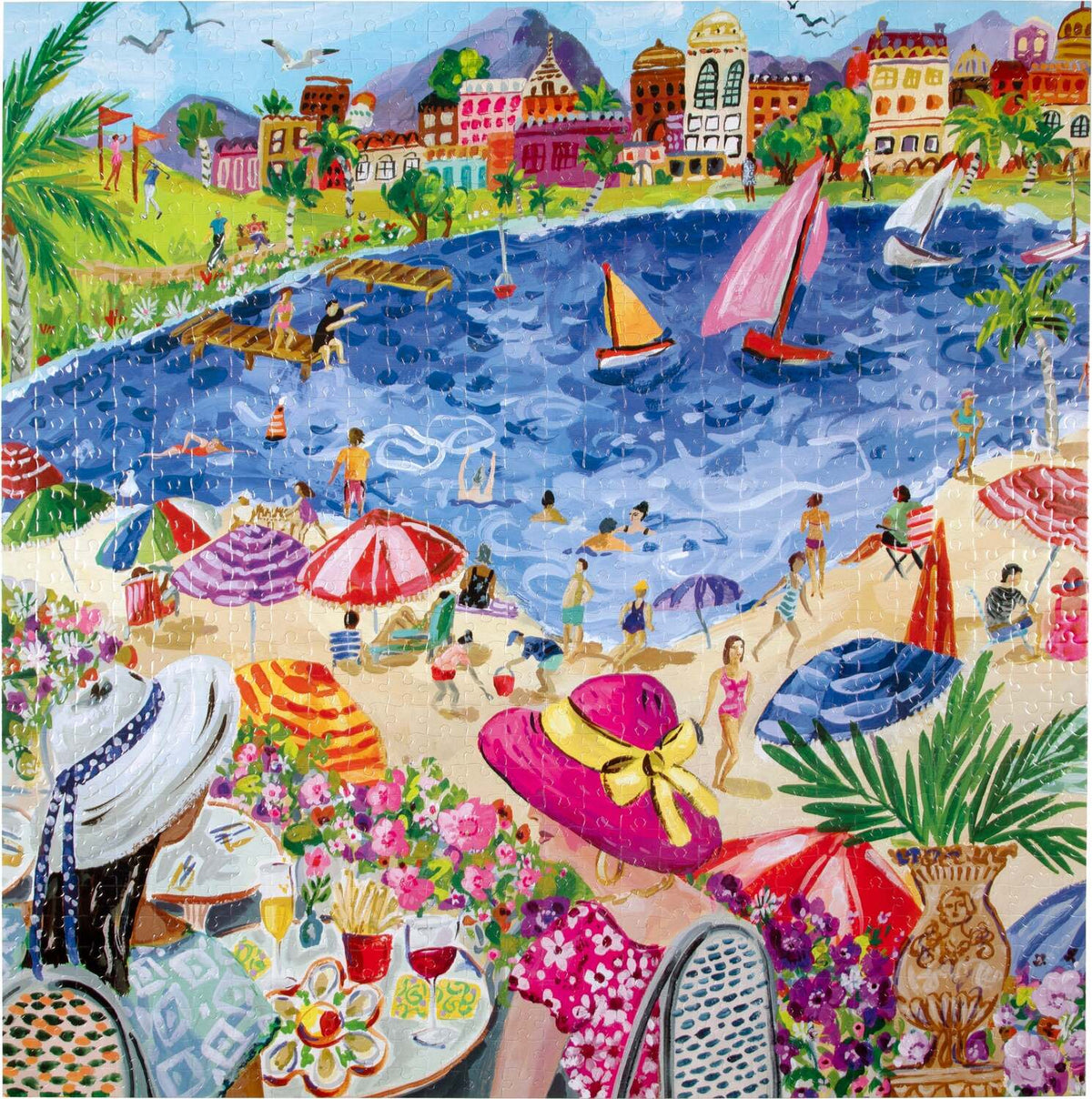 Lunch by the Sea (1000 piece square puzzles)