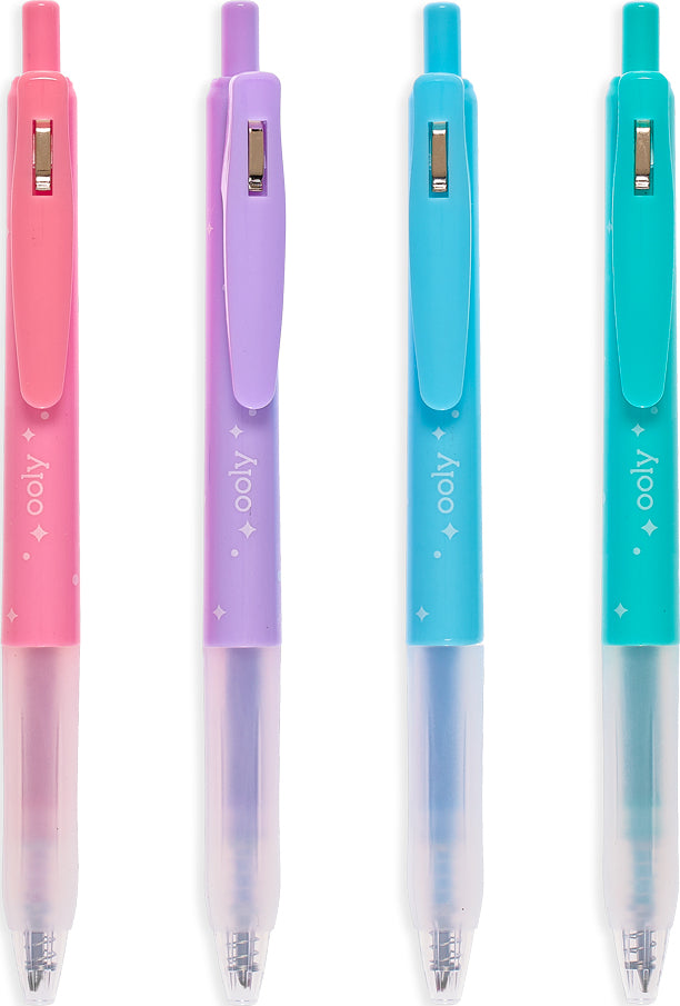 Oh My Glitter! Retractable Gel Pens - Set of 4