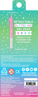 Oh My Glitter! Retractable Gel Pens - Set of 4