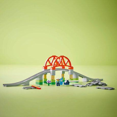 LEGO DUPLO: Train Bridge and Tracks Expansion Set