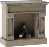 Fireplace for Mouse in Off-White