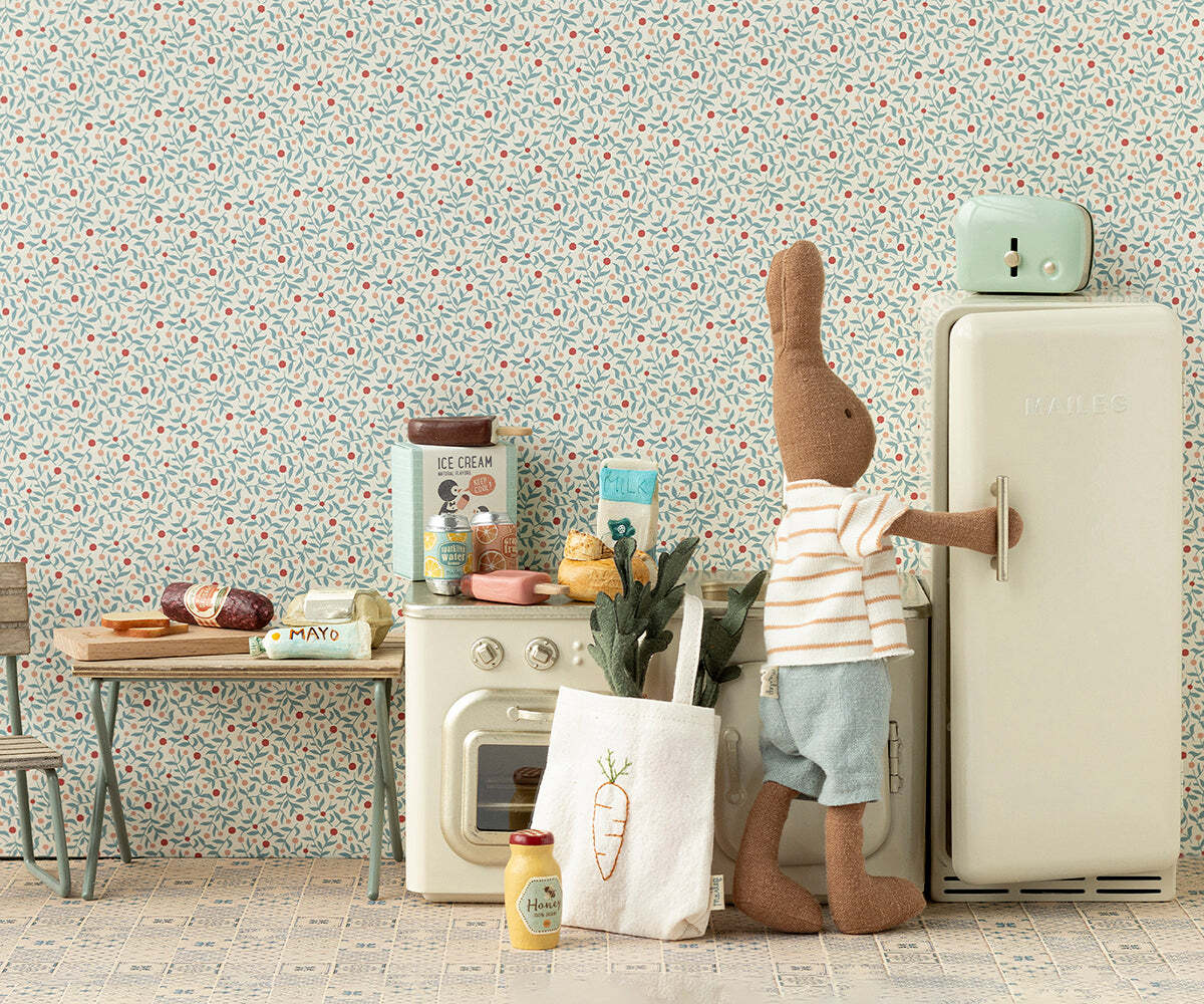 Miniature Fridge in Off White