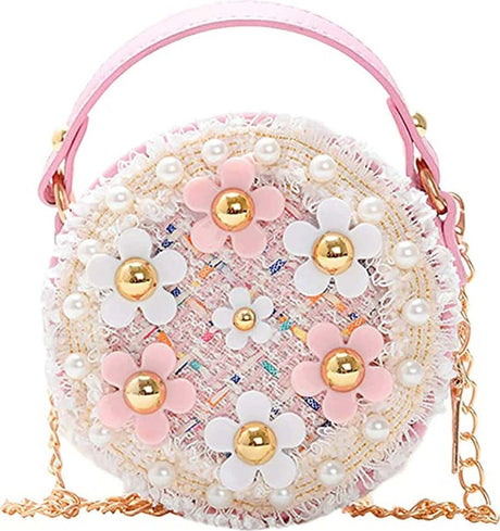 Flower Tweed Mini Purse (assorted)