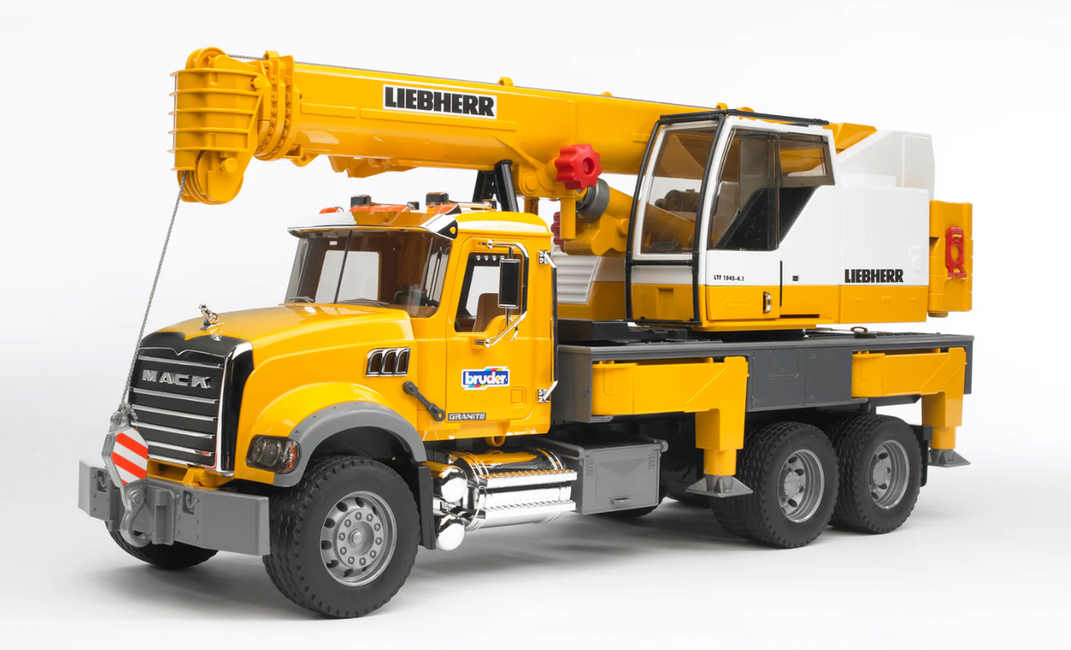 Bruder, Mack Granite Liebherr Crane Truck  02818