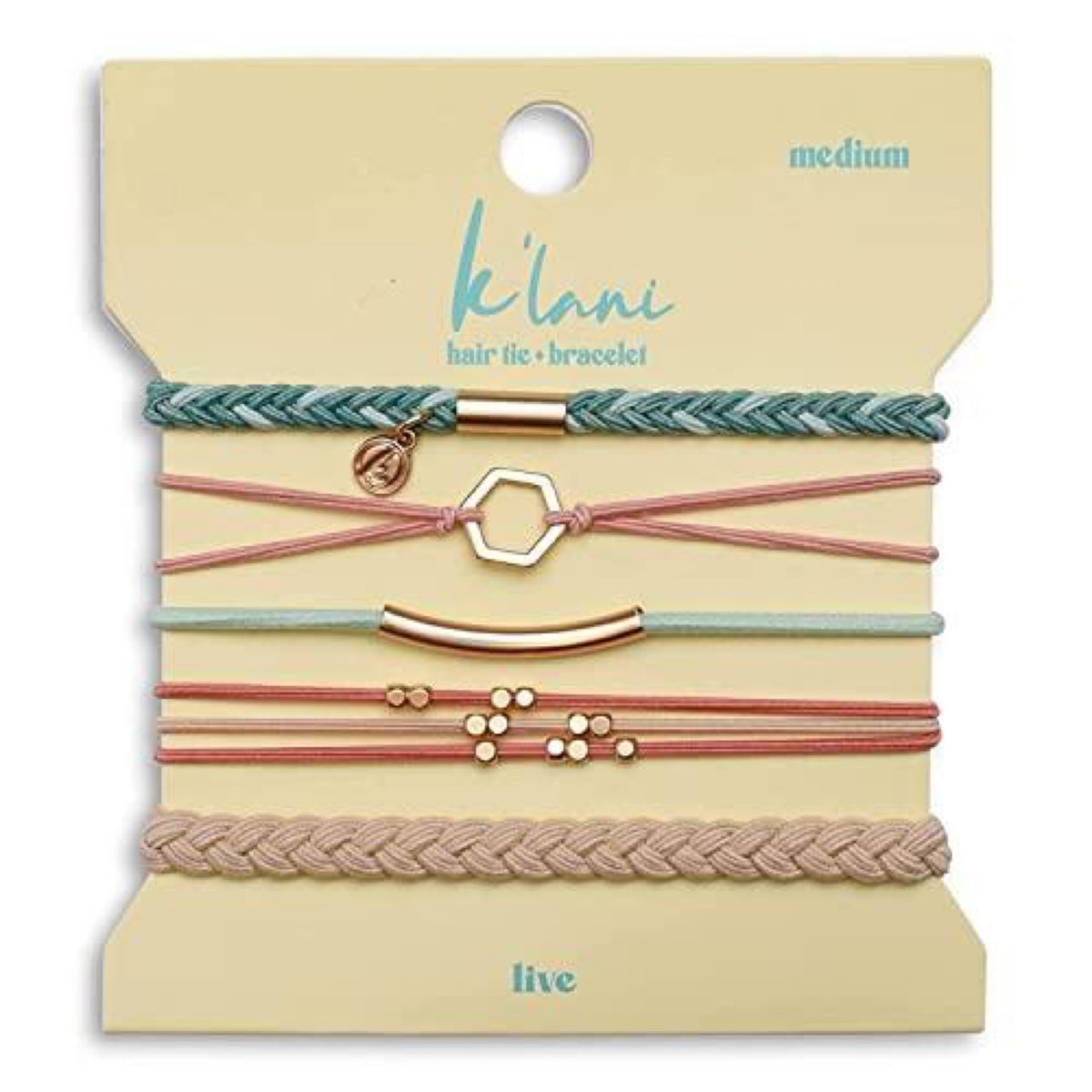 K'lani, Hair Tie Bracelets: Live (M) 508000