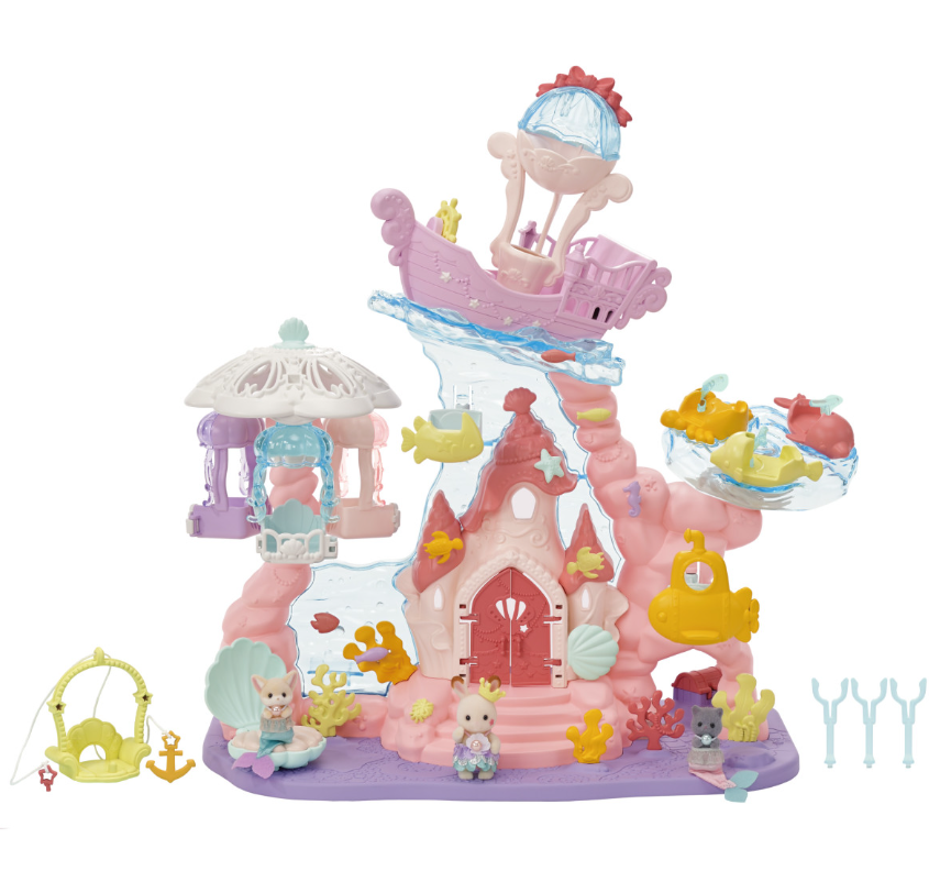 Calico Critters, Baby Mermaid Castle - cc2073