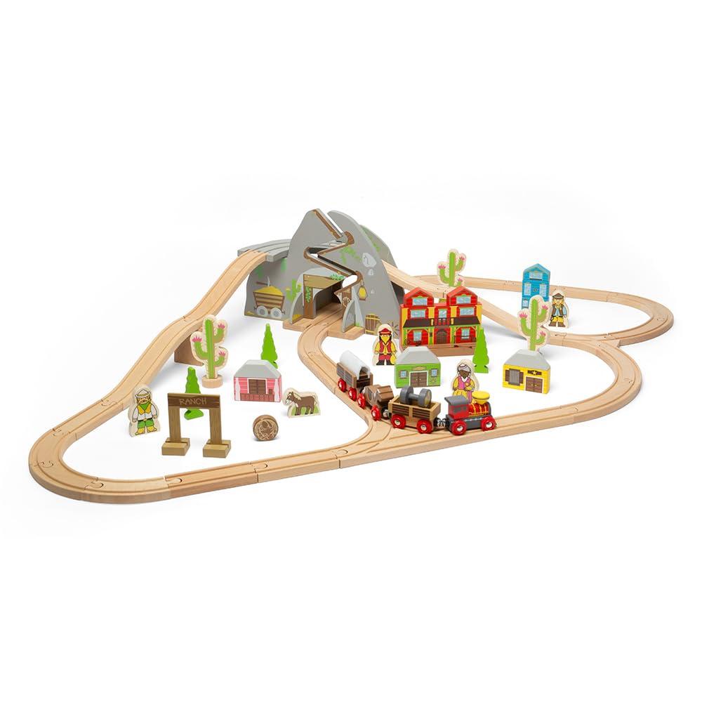 Bigjigs Toys, Wild West Train Set BJT292