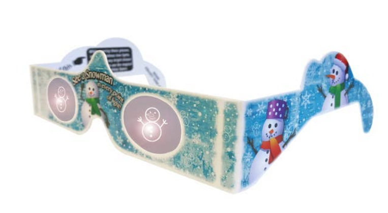 American Paper Optics, Snowman 3D Fireworks Glasses  IHLSNOWMB