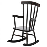 Maileg, Mouse: Rocking Chair - Anthracite 11-4113-01