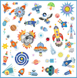 Djeco, Stickers:  Interstellar DJ09270
