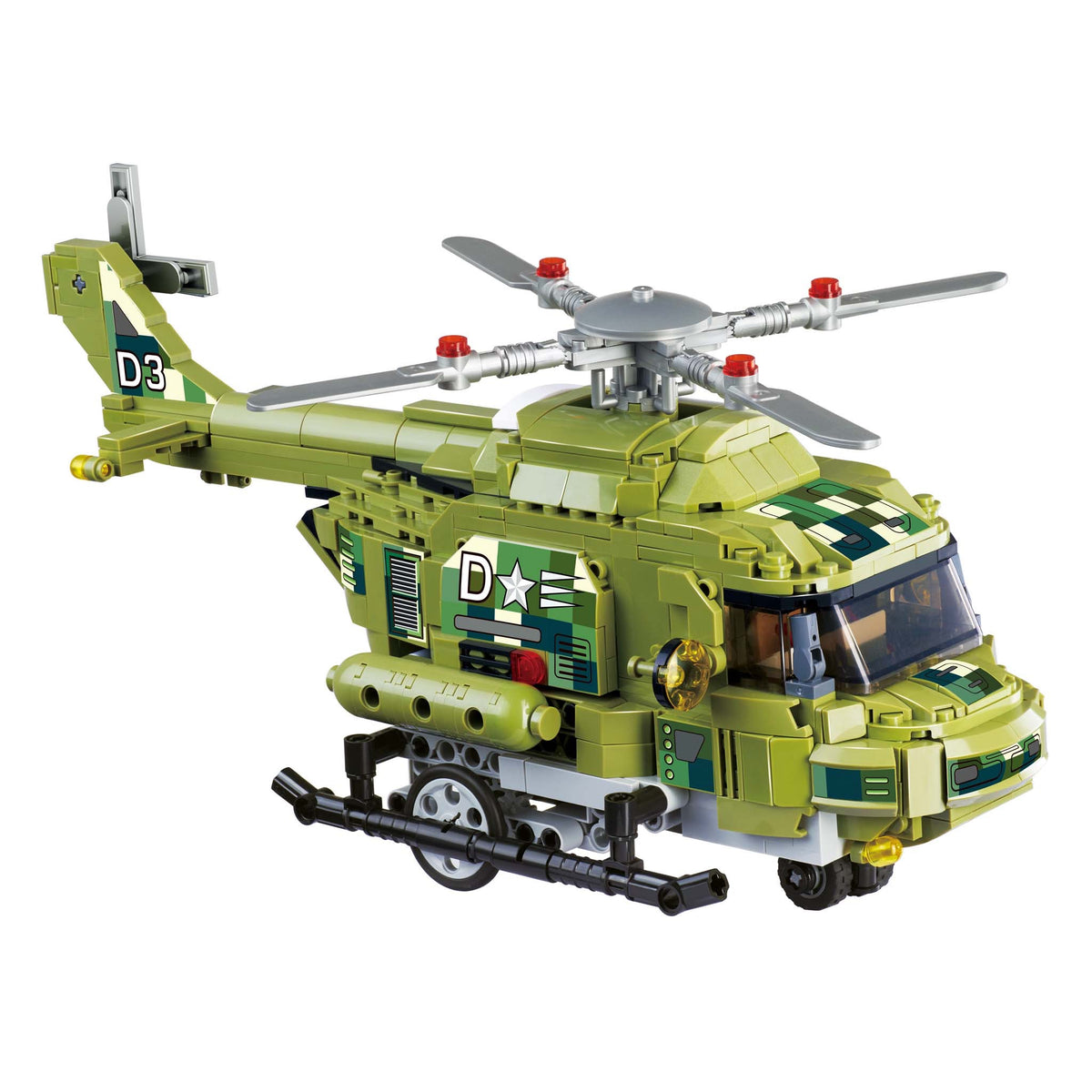 Alpha Toys, Wise Block: Military Helicopter 389802