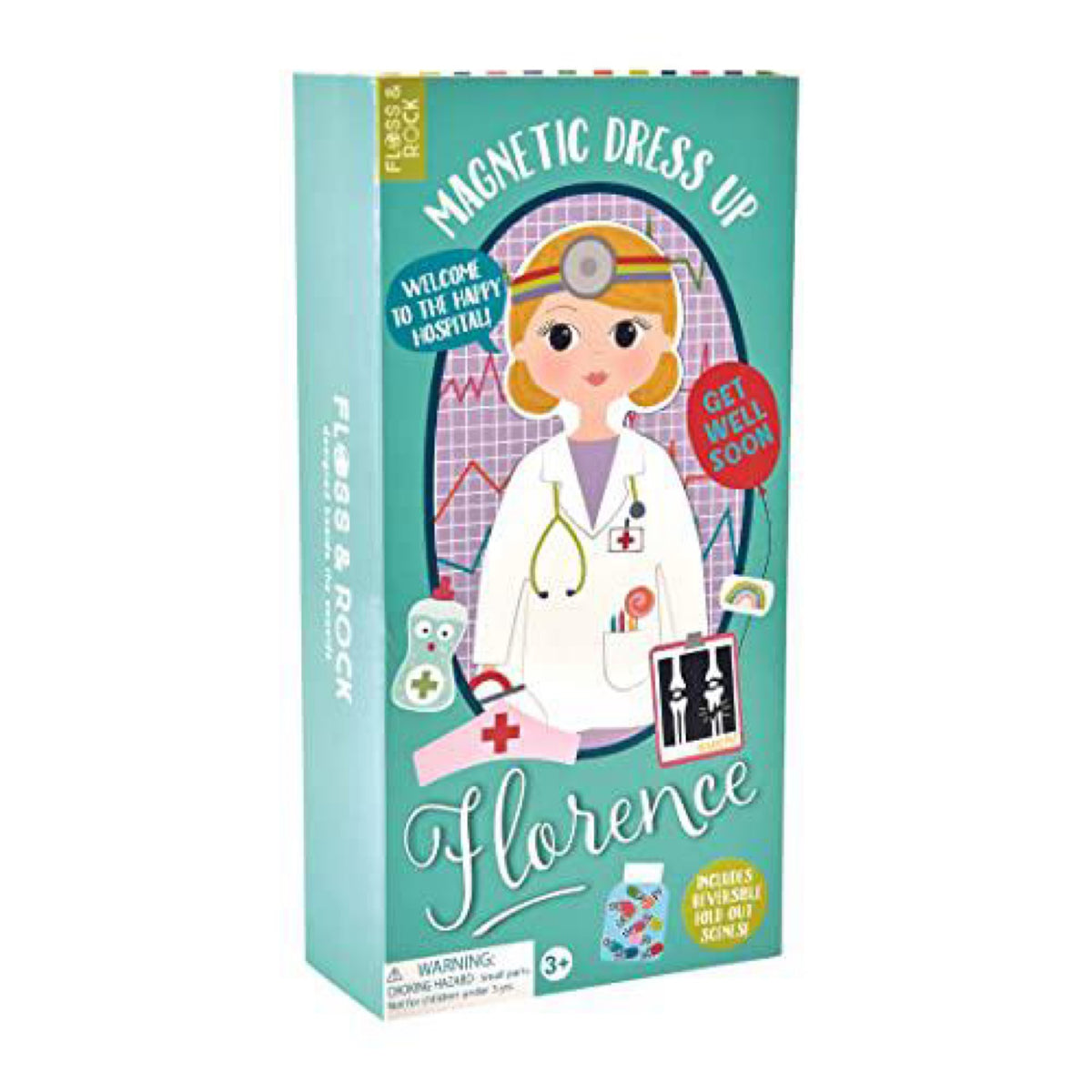 Floss & Rock, Wooden Magnetic Dress Up Doll: Florence 44P6442