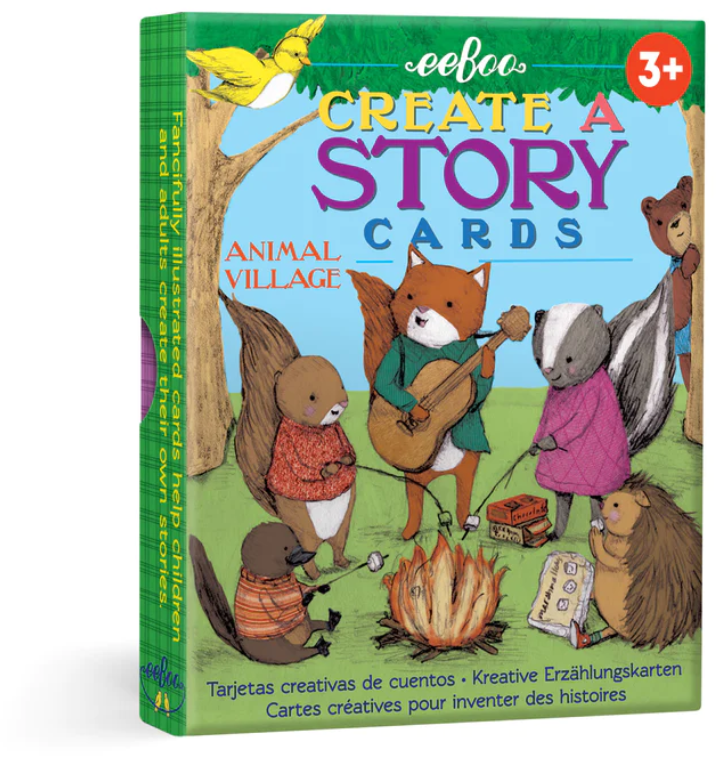 eeBoo, Create a Story Cards: Animal Village TSVlL2