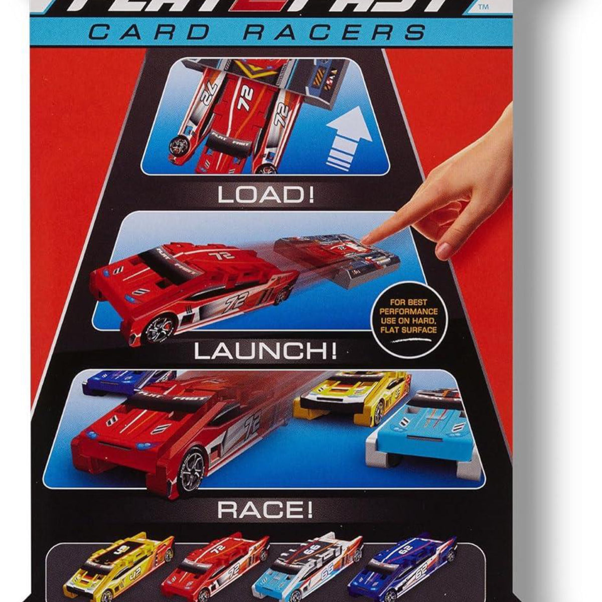 Luki Lab, Flat-2-Fast: Blue 62 Card Racer