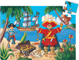 Djeco, Silhouette: Pirate & His Treasure  36pc DJ07220