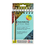 Bright Stripes, Rainbow Etch Pad 79075