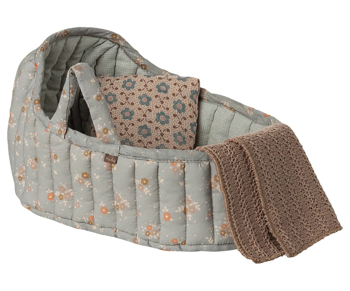 Maileg, Carry Cot, Large - Blue 11-5403-01