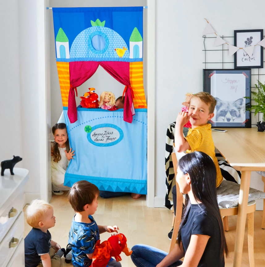 Haba, Hanging Doorway Puppet Theater 7281