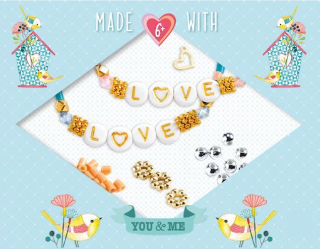 Djeco, You & Me Bracelet: Love DJ00012