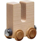 Name Train Letters, Clear Finish: U