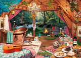 Ravensburger, Cozy Glamping Puzzle: Large Format 500pc 12000825