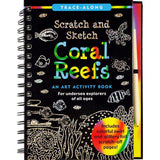 Peter Pauper Press, Scratch & Sketch: Coral Reefs (Trace Along)