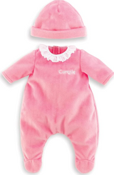 Corolle,  Pajamas and Hat Pink 14” - 140010
