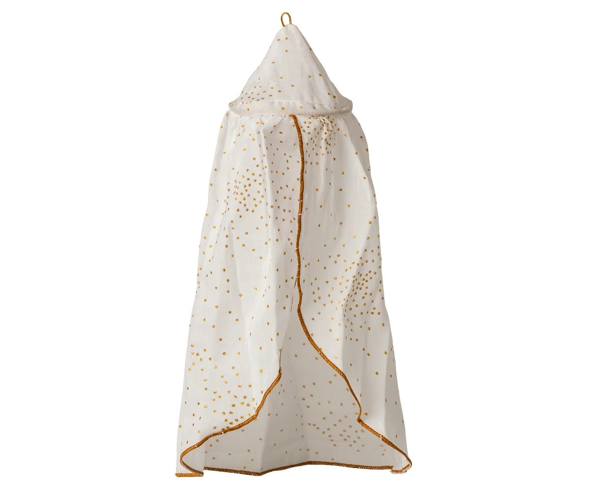 Maileg, Miniature: Bed Canopy - Off White 11-6411-01