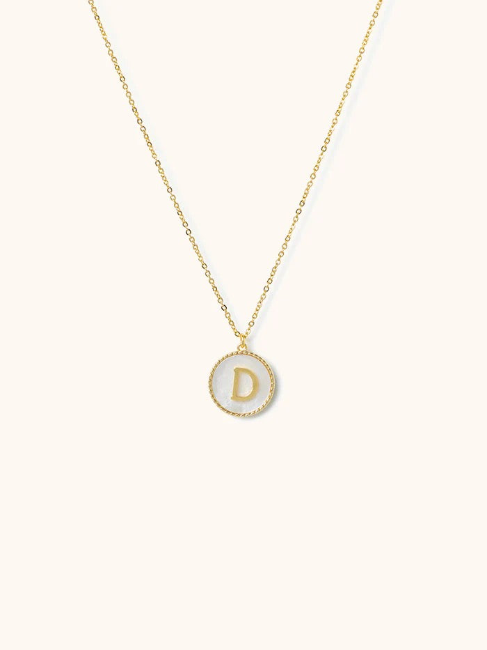 Studio Oh!, Monogram Necklace: D - Dazzling SJC46