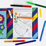 Tiger Tribe, Color Change Coloring Set: Garden Friends 6-0295