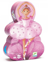 Djeco, Silhouette: The Ballerina with Flower 36pc DJ07227