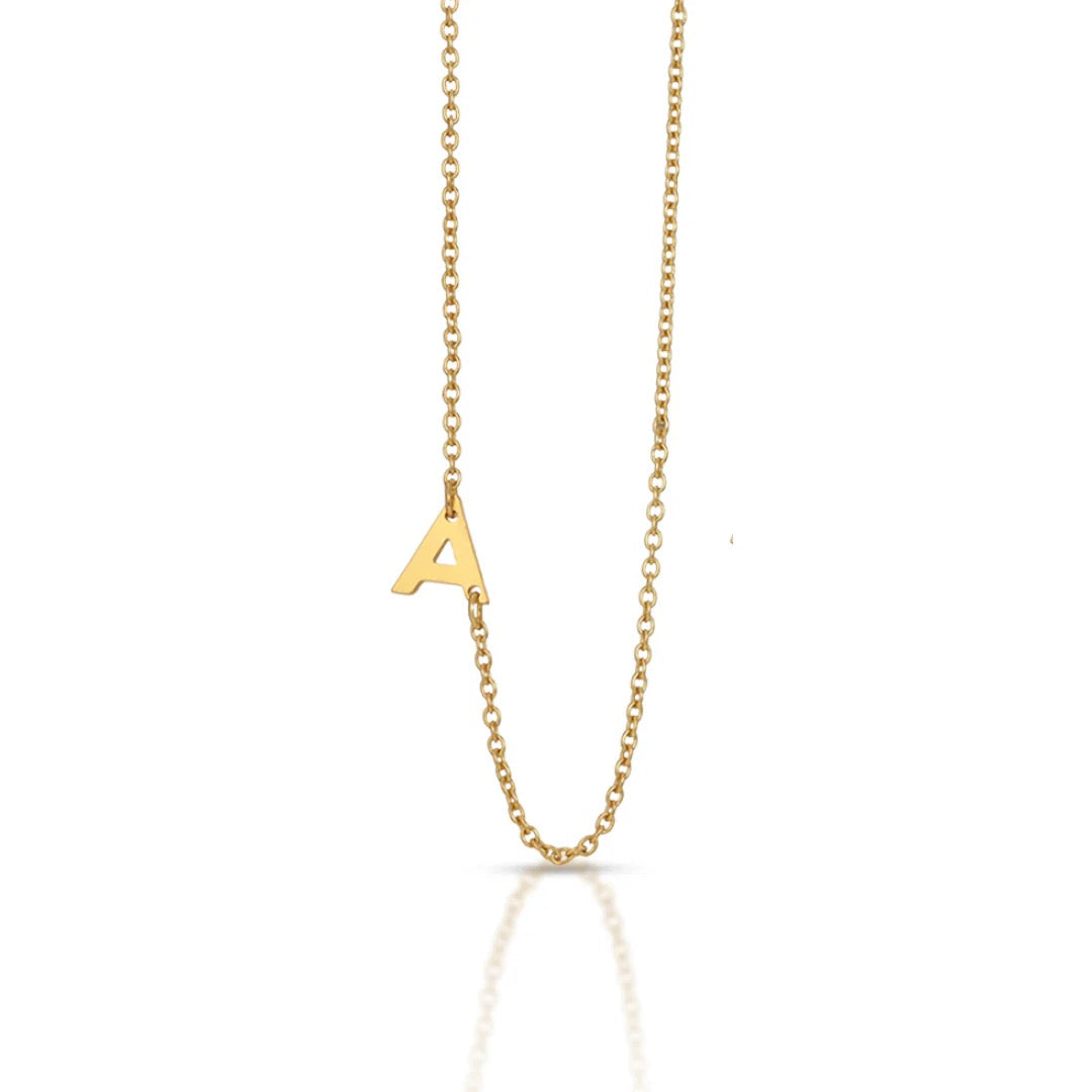 Lucky Feather, Celebrate You Initial Necklace - A