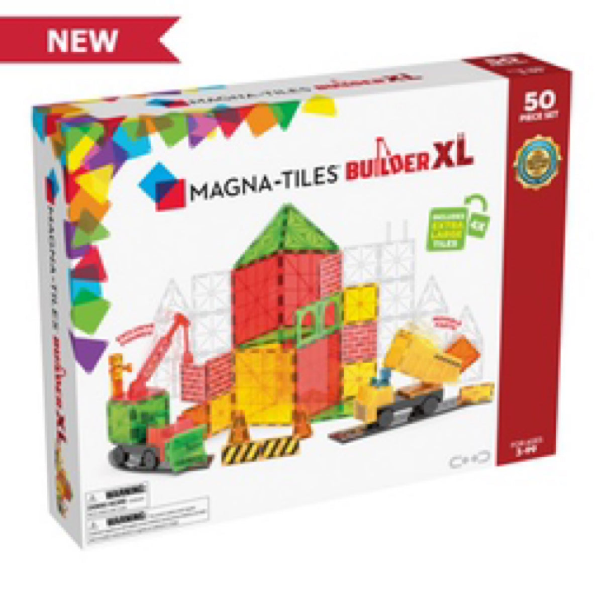 Magna Tiles, Builder XL 50pc Set 242050TR