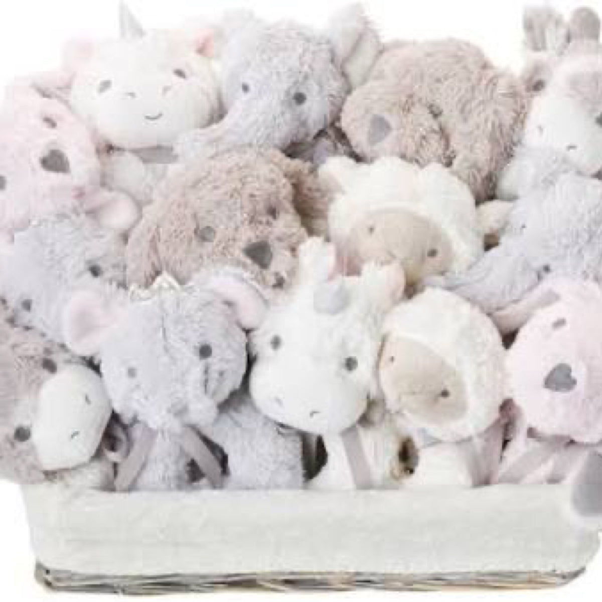 Elegant Baby, Plush Rattle Assortment 25151