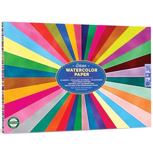 eeBoo, Deluxe Watercolor Paper Pad - Rainbow