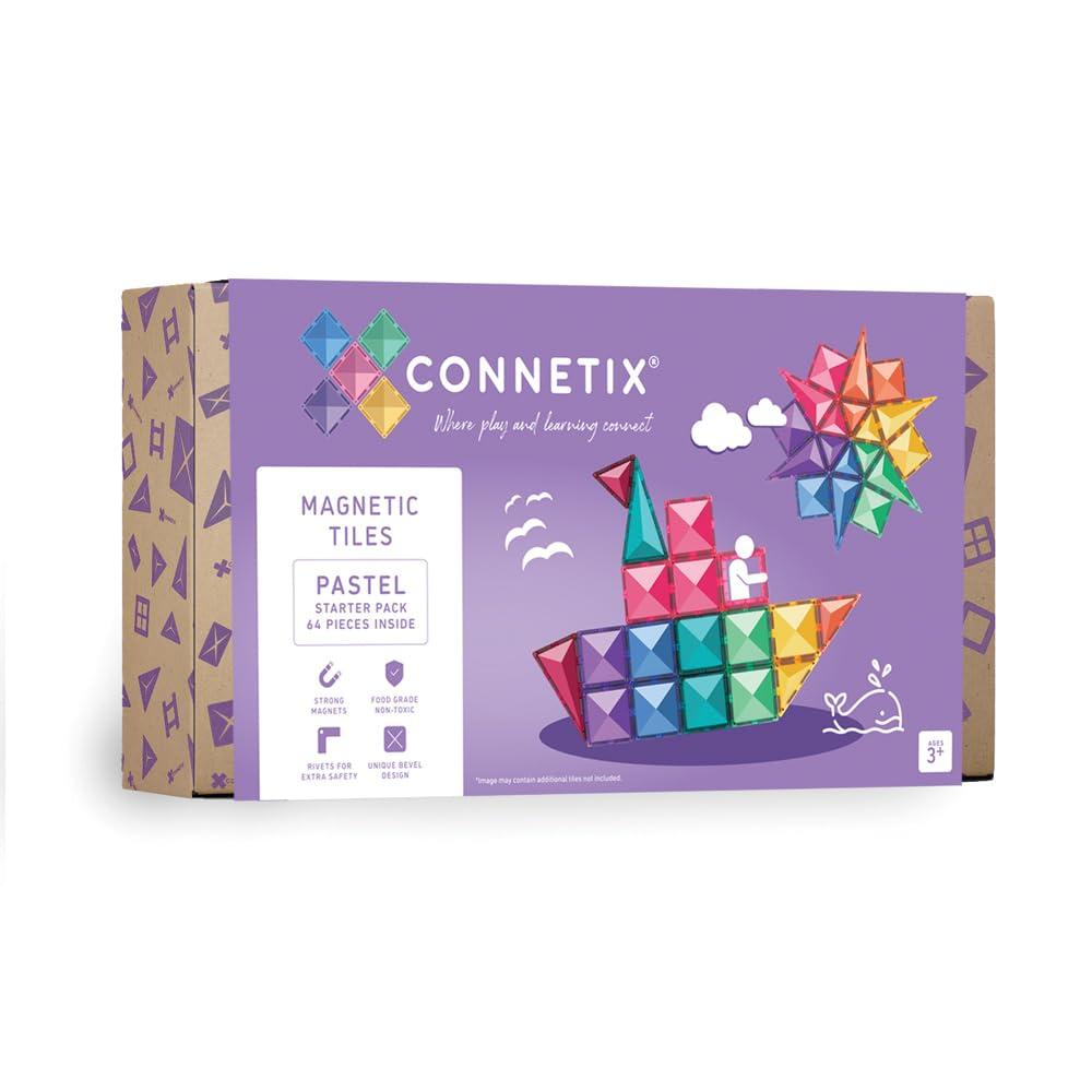 Connetix, Starter Pack: Pastel Tiles 64pc CON-US-P64