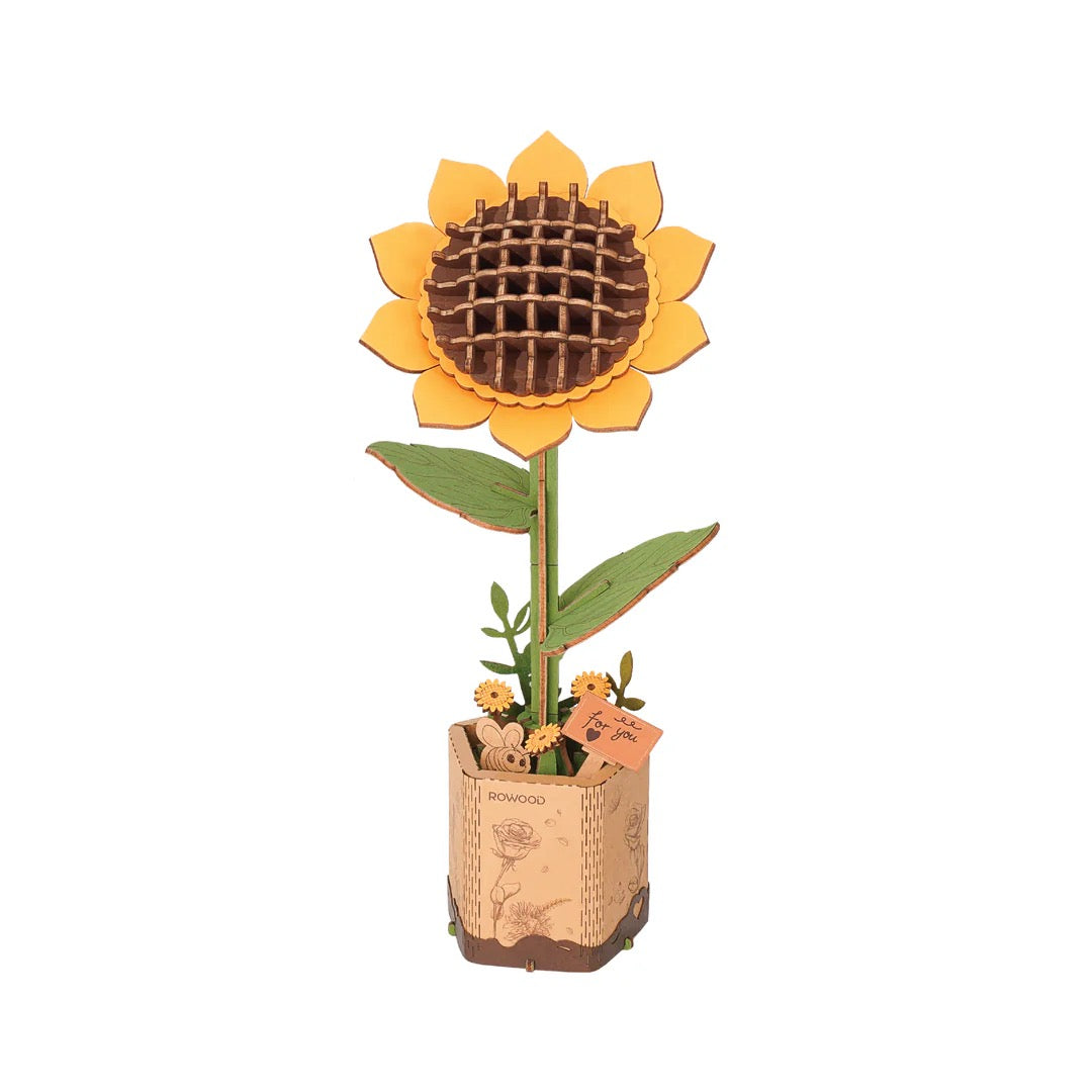 Hands craft, Wood Puzzle: Sunflower 86pcs TW011