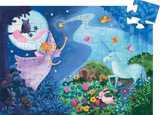 Djeco, Silhouette: The Fairy & Unicorn  36pc DJ07225